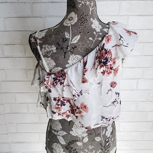 Roxy Lynette off shoulder crop top NEW size small - Picture 4 of 6